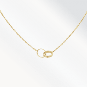 Collier en or avec une chaine fine